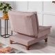 ATELIER DEL SOFA Fotelja Kelebek Berjer, roze - 867UNQ1038