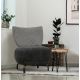 ATELIER DEL SOFA Fotelja Loly, antracit - 867UNQ1063