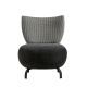 ATELIER DEL SOFA Fotelja Loly, antracit - 867UNQ1063