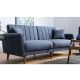 ATELIER DEL SOFA Trosed Aqua, tamnoplava - 867UNQ1314