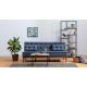 ATELIER DEL SOFA Sofa trosed Fuoco, tamnoplava - 867UNQ1322