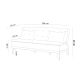ATELIER DEL SOFA Sofa trosed Fuoco, zelena - 867UNQ1338
