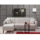 ATELIER DEL SOFA Ugaona garnitura Aqua, leva, krem - 867UNQ1401