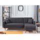 ATELIER DEL SOFA Ugaona garnitura Aqua, desna, tamnosiva - 867UNQ1404