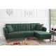 ATELIER DEL SOFA Ugaona garnitura Aqua, desna, tamozelena - 867UNQ1431
