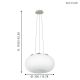 EGLO Visilica Optica E27 2X60W - 86814-1