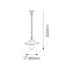 Rabalux Spoljna visilice Vigo E27 1x MAX 60W mat crno (8687) - 8687