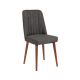 HANAH HOME Trpezarijski set Vina 1053, antracit/braon - 869VEL5128