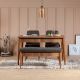 HANAH HOME Trpezarijski set Vina 1053, antracit/braon - 869VEL5128