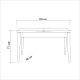 HANAH HOME Trpezarijski set Vina 1048, plava/braon - 869VEL5134