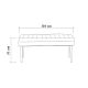 HANAH HOME Trpezarijski set Vina 1048, plava/braon - 869VEL5134