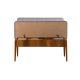 HANAH HOME Set trpezarijski sto i stolice Vina, braon/siva - 869VEL5141