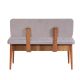 HANAH HOME Set trpezarijski sto i stolice Vina, braon/siva - 869VEL5141