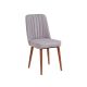 HANAH HOME Set trpezarijski sto i stolice Vina, braon/siva - 869VEL5141