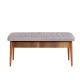 HANAH HOME Set trpezarijski sto i stolice Vina, braon/siva - 869VEL5141