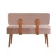 HANAH HOME Klupa Vina 0900 - 1, krem/braon - EP2795176