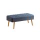 HANAH HOME Klupa Vina 1048 - 1, braon/tamno plava - EP2798351