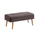 HANAH HOME Klupa Vina 1501 - 2, antracit/braon - EP2798357