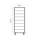 HANAH HOME Cipelarnik Vegas, braon - 869VEL8624
