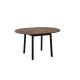 HANAH HOME Trpezarijski sto Oliver, braon/crna - 869VEL8749