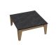 HANAH HOME Klub sto Lorenz, crna/braon - 875ZNA2812