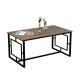 HANAH HOME Trpezarijski sto Alin, crna/braon - 875ZNA2903