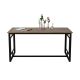 HANAH HOME Trpezarijski sto Alin, crna/braon - 875ZNA2903