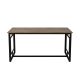 HANAH HOME Trpezarijski sto Alin, crna/braon - 875ZNA2903
