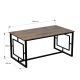 HANAH HOME Trpezarijski sto Alin, crna/braon - 875ZNA2903