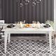 HANAH HOME Trpezarijski sto Polka, bela - 875ZNA2906