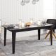 HANAH HOME Trpezarijski sto Polka, crna - 875ZNA2907