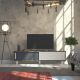 HANAH HOME TV komoda Rob, bela/krem/antracit - 875ZNA3017