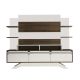 HANAH HOME TV komoda Delpi, bela/braon - 875ZNA3027