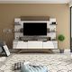 HANAH HOME TV komoda Deparo, bela/braon - 875ZNA3028