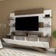 HANAH HOME TV komoda Deparo, bela/braon - 875ZNA3028