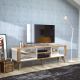 HANAH HOME TV komoda Ionis, braon/bela - 875ZNA3042