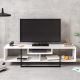 HANAH HOME TV komoda Asal 150, bela/crna - 875ZNA3049