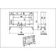 HANAH HOME TV komoda Lorenz, braon/crna - 875ZNA3054