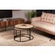 HANAH HOME Set klub stolova Tambur, braon - 875ZNA3303