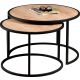 HANAH HOME Set klub stolova Tambur, braon - 875ZNA3303