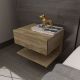 HANAH HOME Zidna noćna polica Vivid, braon - EP3057239