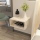 HANAH HOME Zidna noćna polica Dora, mermerna - EP3057260