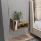 HANAH HOME Zidna noćna polica Lara, braon - EP3057275