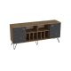 HANAH HOME Komoda Lorenz, braon/siva - 875ZNA3507