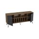 HANAH HOME Komoda Lorenz, braon/siva - 875ZNA3507