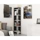 HANAH HOME Polica za knjige Als, bela/crna - 875ZNA3604