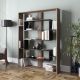 HANAH HOME Polica za knjige Esteban, braon/crna - 875ZNA3648