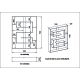 HANAH HOME Polica za knjige Esteban, braon/crna - 875ZNA3648