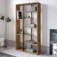 HANAH HOME Polica za knjige Presto, braon/crna - 875ZNA3659