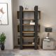HANAH HOME Polica Reina, braon/antracit - EP3057326
